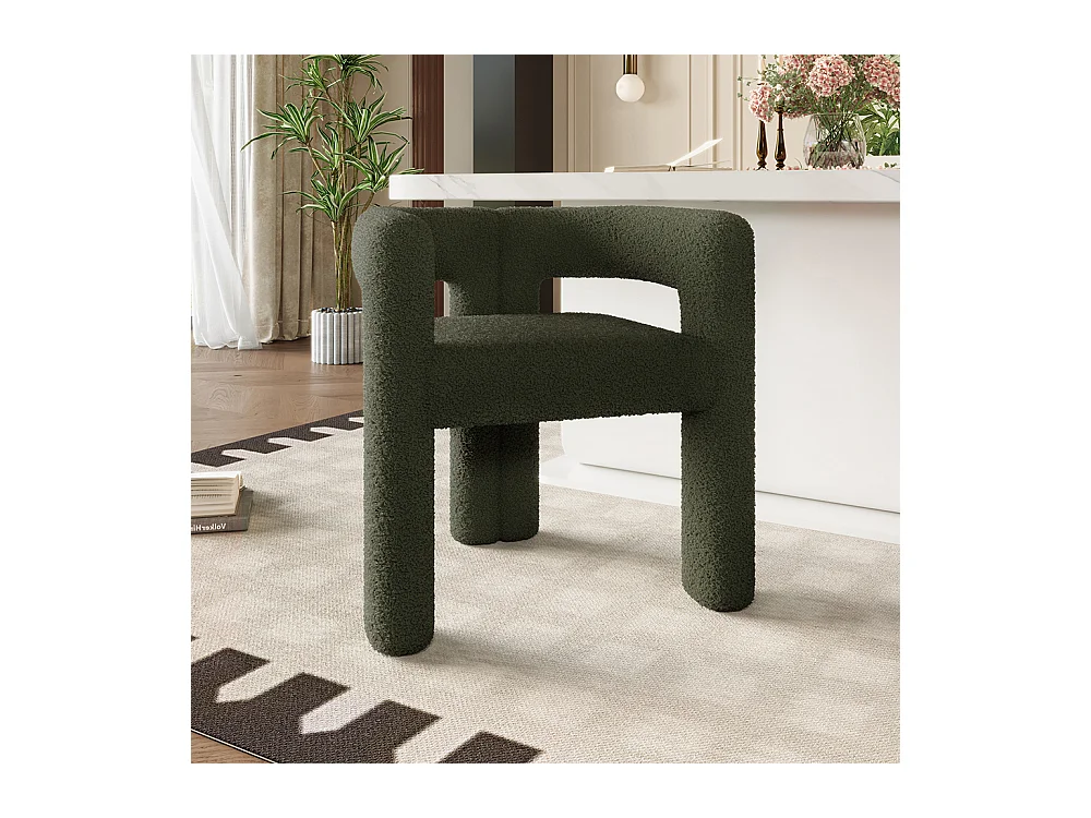 Fauteuil ergonomique Teddy Flor haut de gamme design unique confort maximal polyvalent montage rapide vert émeraude