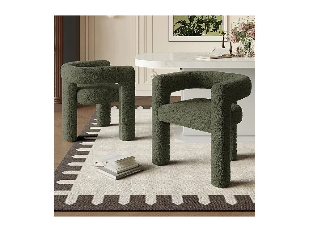 Fauteuil ergonomique Teddy Flor haut de gamme design unique confort maximal polyvalent montage rapide vert émeraude