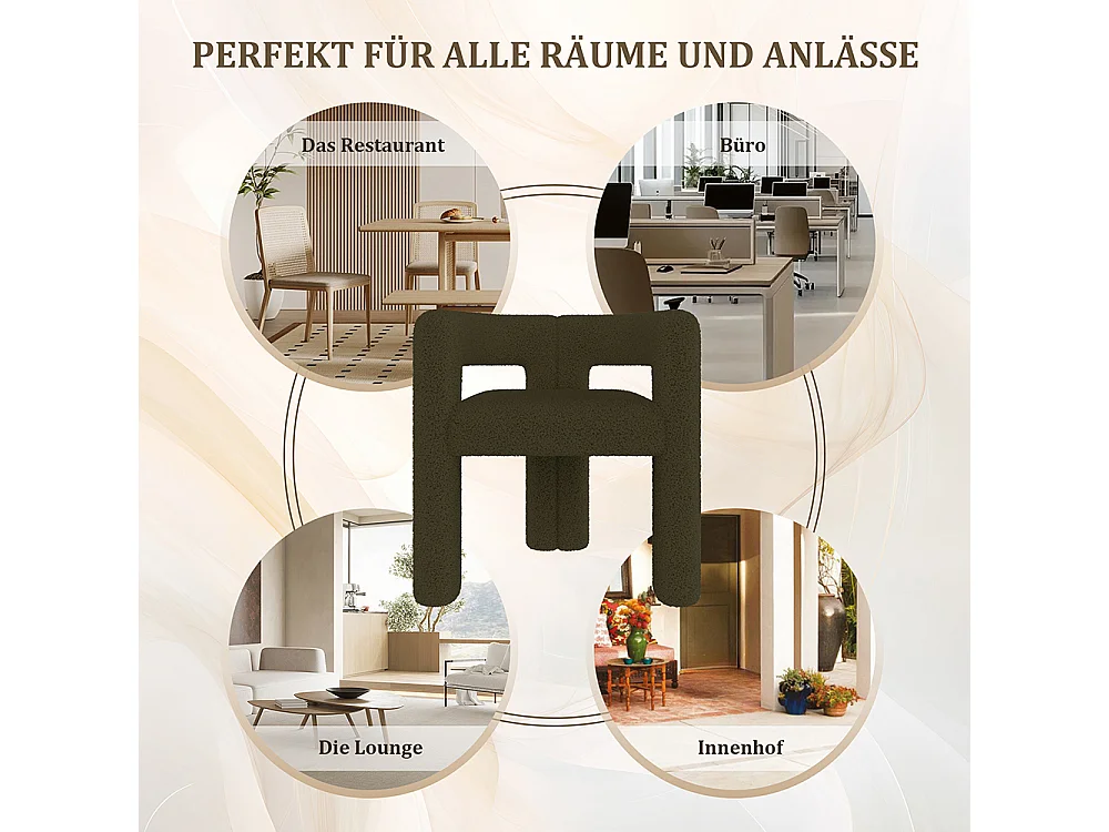 Fauteuil ergonomique Teddy Flor haut de gamme design unique confort maximal polyvalent montage rapide vert émeraude