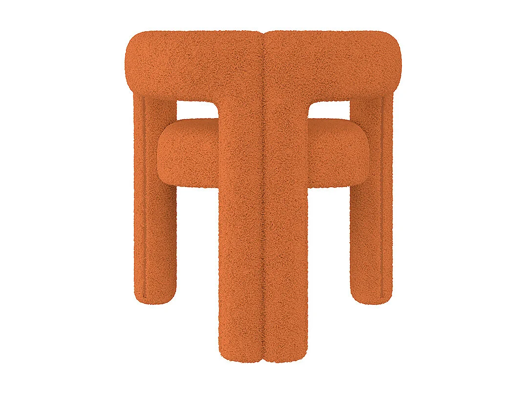 Fauteuil ergonomique Teddy Flor haut de gamme design unique confort maximal polyvalent montage rapide orange