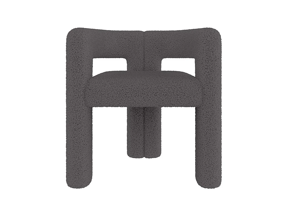 Fauteuil ergonomique Teddy Flor haut de gamme design unique confort maximal polyvalent montage rapide gris foncé