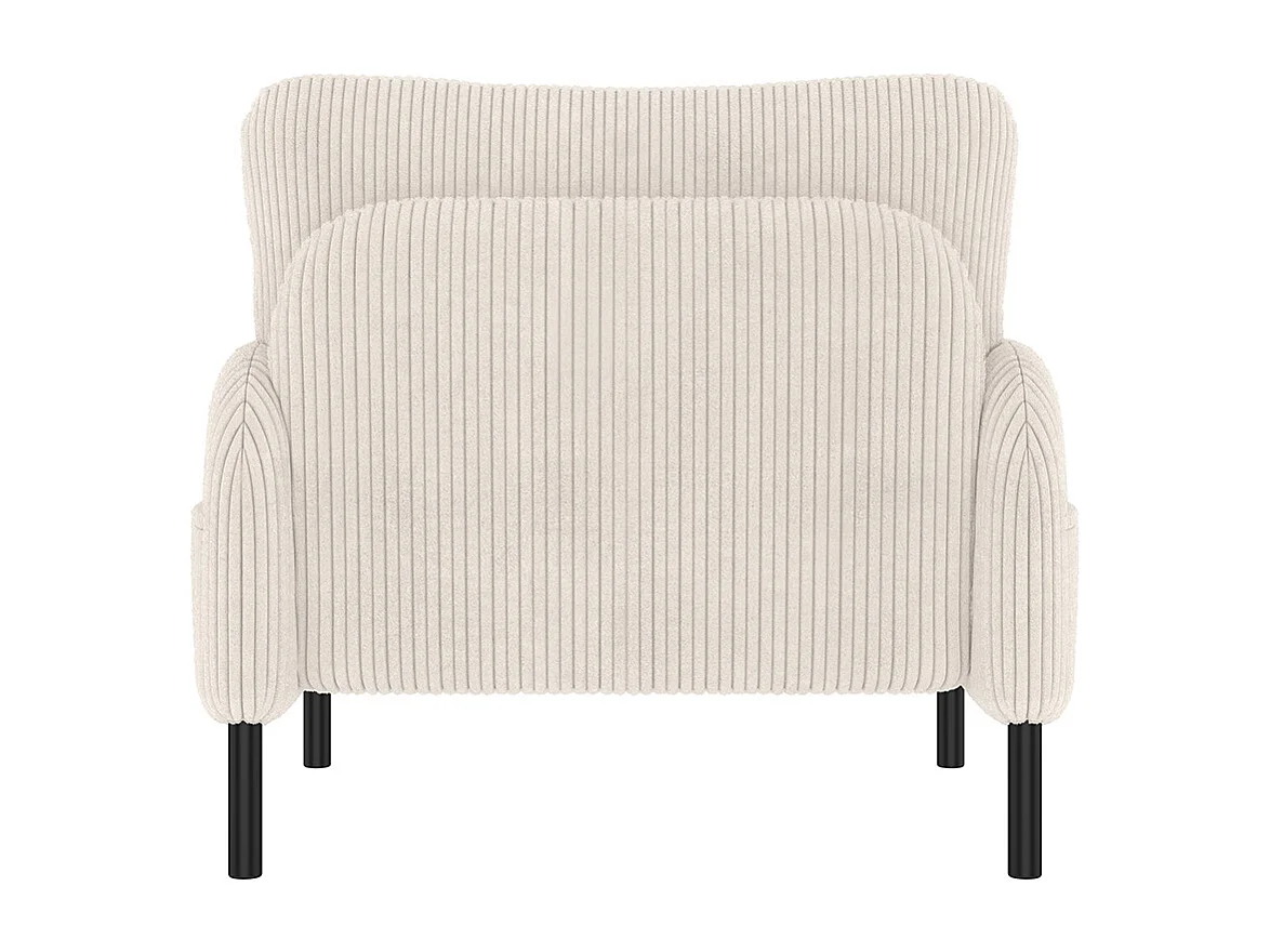 Comfortabele fluwelen fauteuil met armleuningen en zijvakken stevige structuur meerdere stuks woonkamer slaapkamer kantoor beige