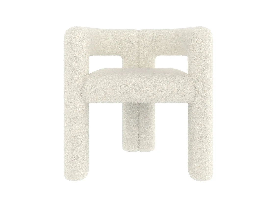 Fauteuil ergonomique Teddy Flor haut de gamme design unique confort maximal polyvalent montage rapide blanc