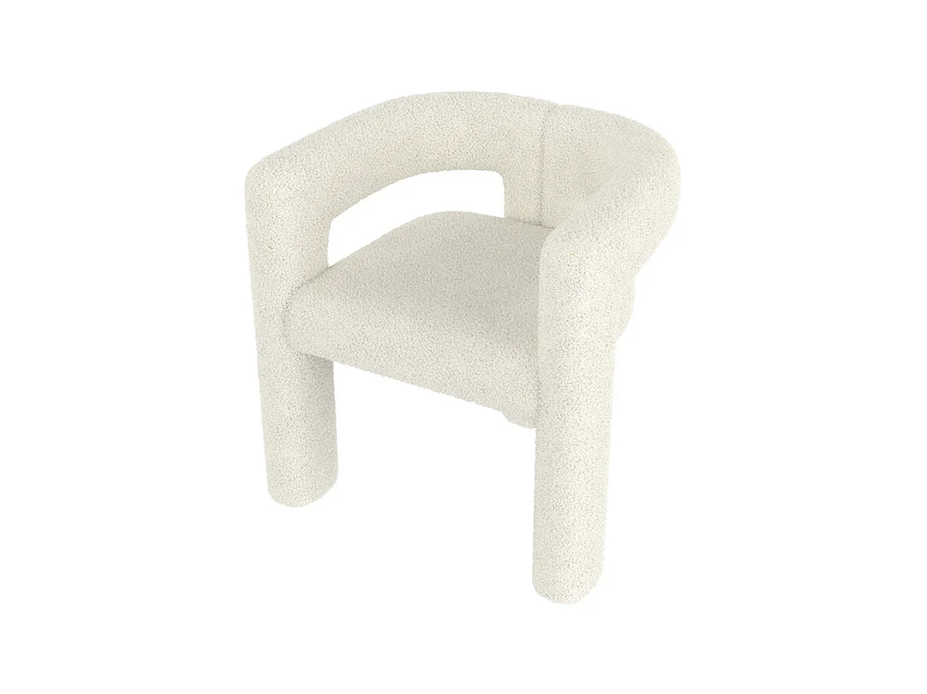 Fauteuil ergonomique Teddy Flor haut de gamme design unique confort maximal polyvalent montage rapide blanc