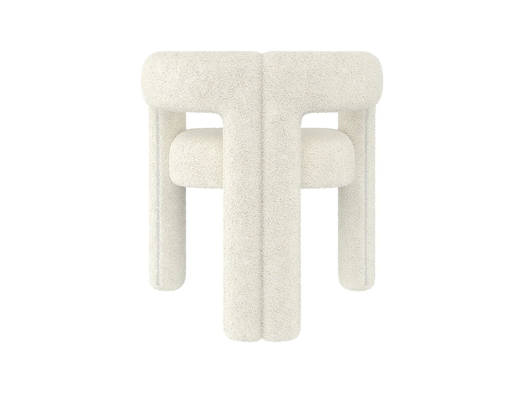 Fauteuil ergonomique Teddy Flor haut de gamme design unique confort maximal polyvalent montage rapide blanc