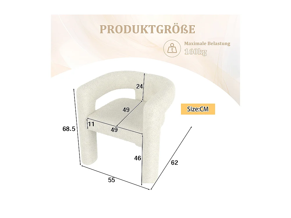 Fauteuil ergonomique Teddy Flor haut de gamme design unique confort maximal polyvalent montage rapide blanc
