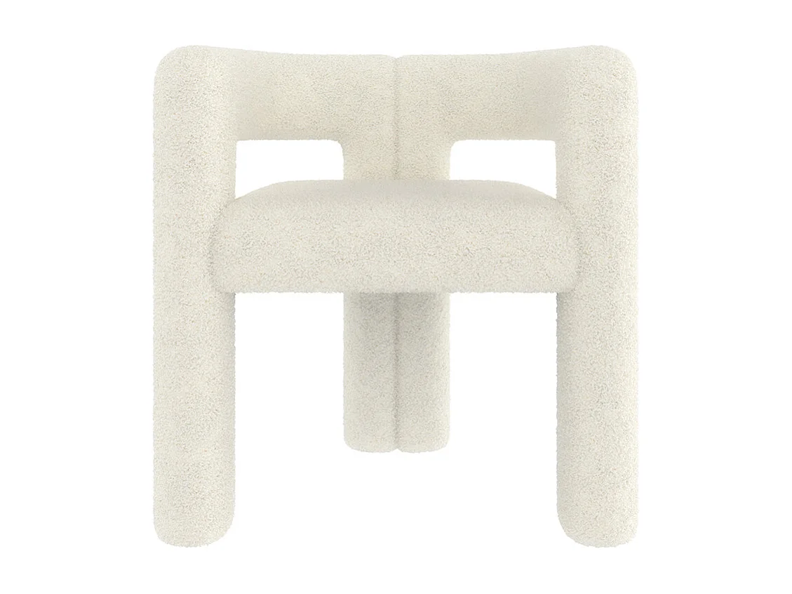 Fauteuil ergonomique Teddy Flor haut de gamme design unique confort maximal polyvalent montage rapide blanc