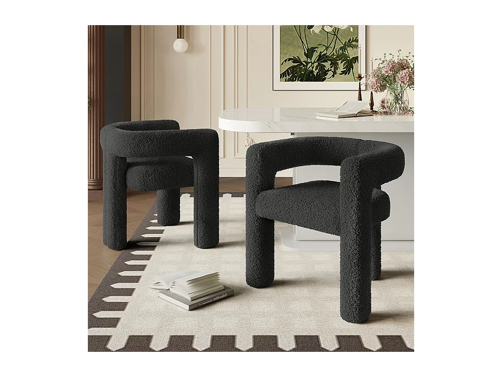 Fauteuil ergonomique Teddy Flor haut de gamme design unique confort maximal polyvalent montage rapide noir