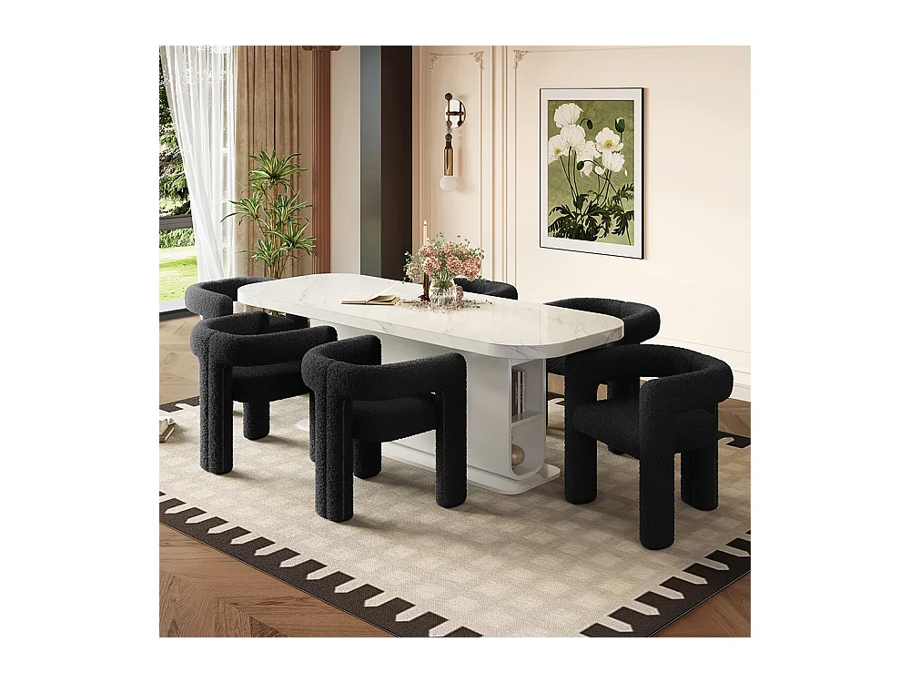 Fauteuil ergonomique Teddy Flor haut de gamme design unique confort maximal polyvalent montage rapide noir