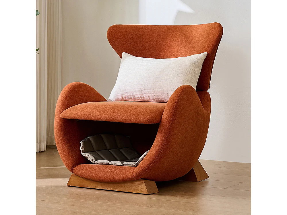 Fauteuil lounge design requin baleine adapté animaux refuge chats petits chiens tissu antigriffes canapé individuel TV salon