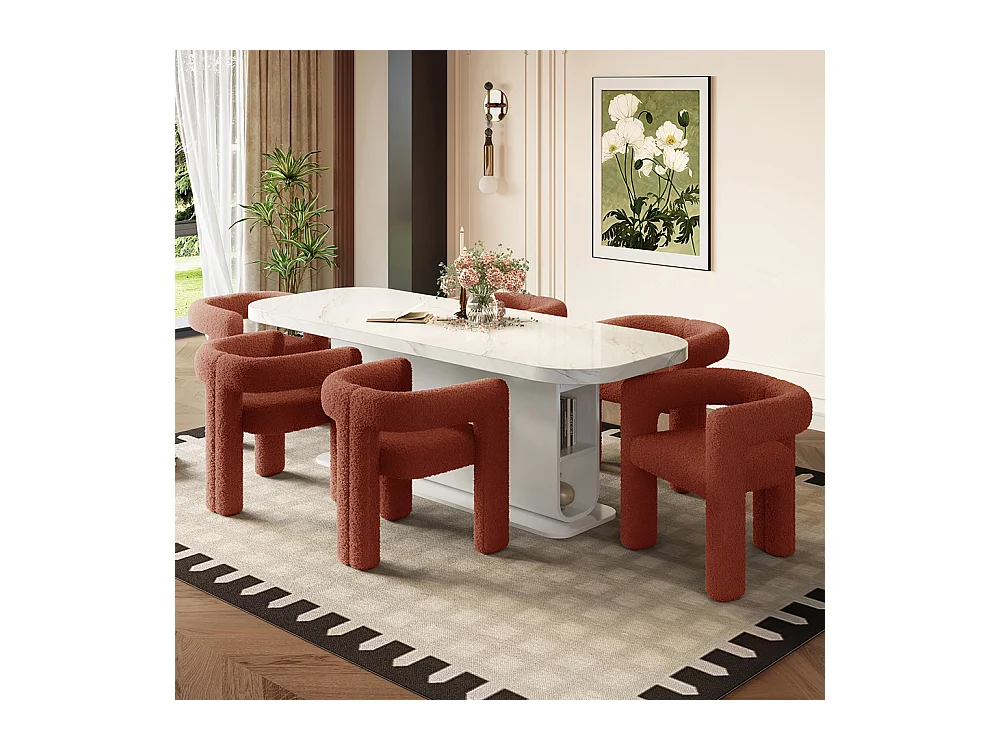 Fauteuil ergonomique Teddy Flor haut de gamme design unique confort maximal polyvalent montage rapide marron