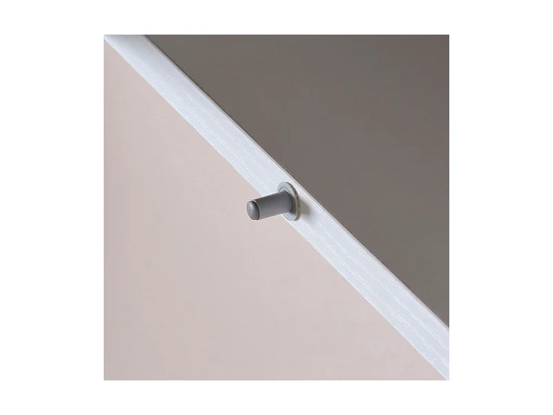 Pensile alto sospeso bianco effetto legno a due ante cm 30x30 170h