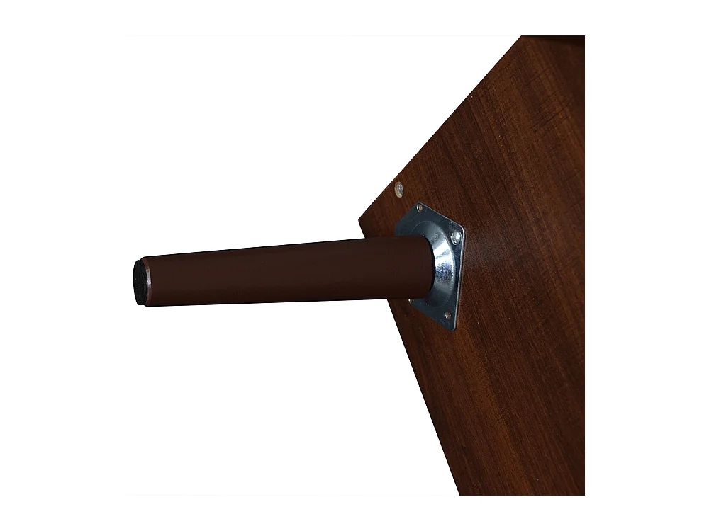 Meuble TV 200x37x49 cm marron 80 pouces rotin 2 portes 2 tiroirs 8 pieds