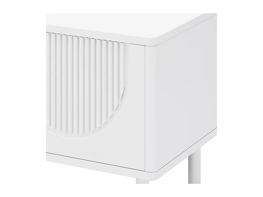 Meuble TV bas espace rangement surface mate gestion câbles design minimaliste salon chambre couloir