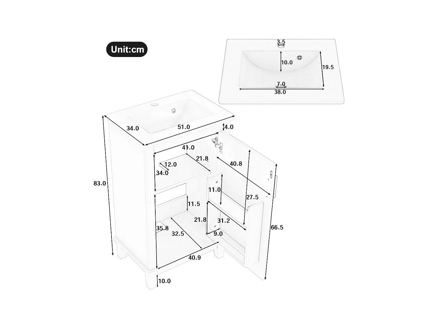 Meuble salle de bain lavabo vasque laque etageres porte etageres reglables vasque ceramique integre petites pieces gris