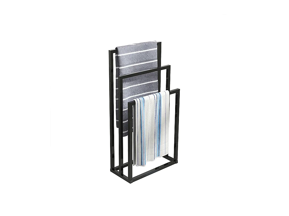 Porte serviettes salle de bain sèche serviettes large 3 niveaux extérieur sur pied piscine présentoir serviettes extra larges