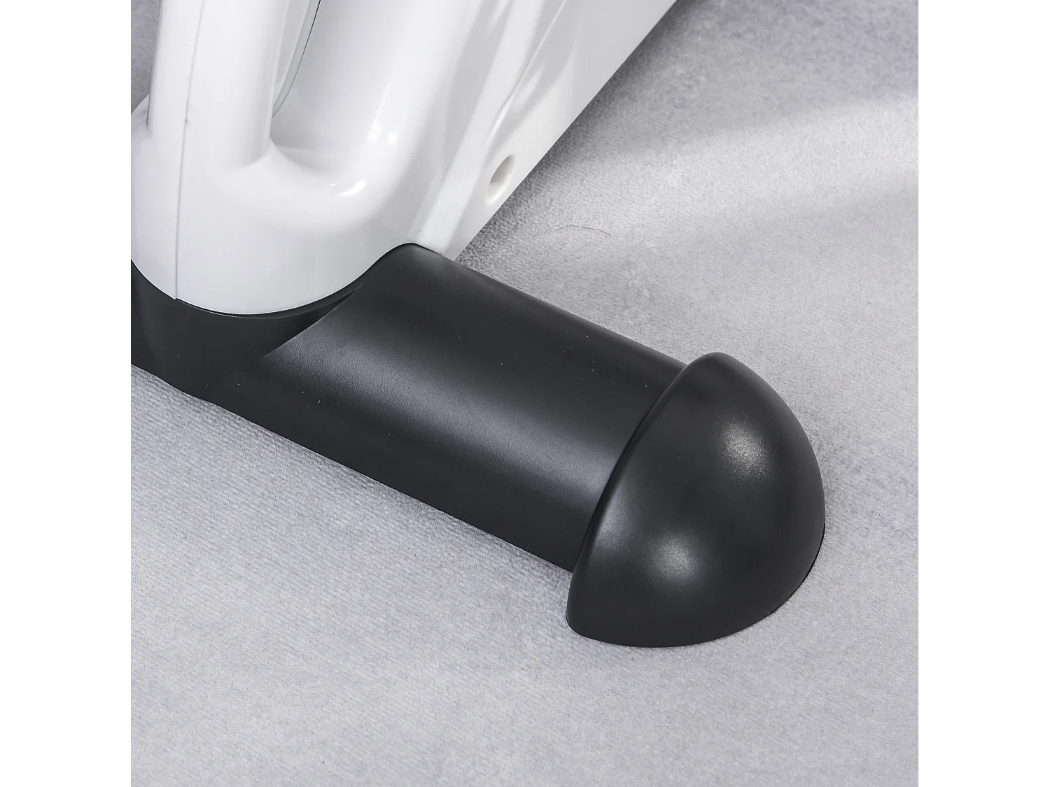 Mini compacte hometrainer voor training en revalidatie, ijzer, wit (40x39x29cm)