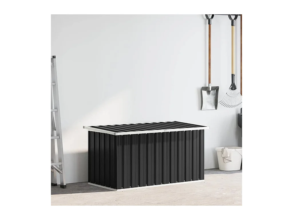 Tuinopbergbox Antraciet 129x67x65 cm