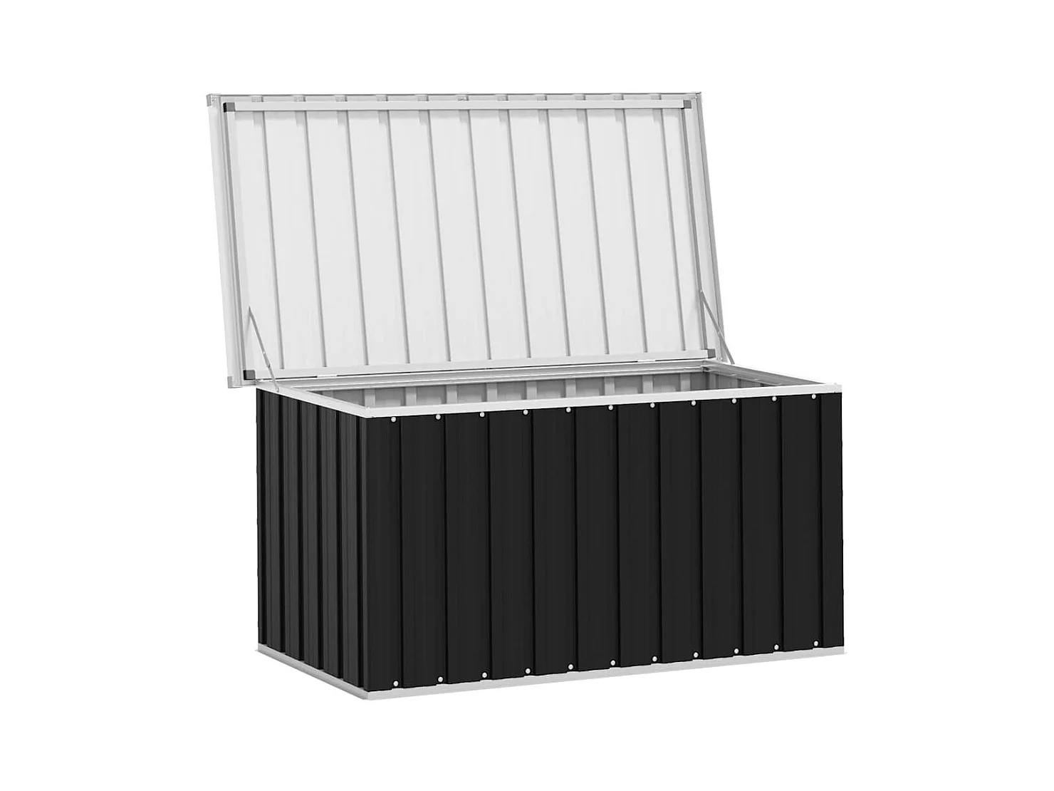 Tuinopbergbox Antraciet 129x67x65 cm