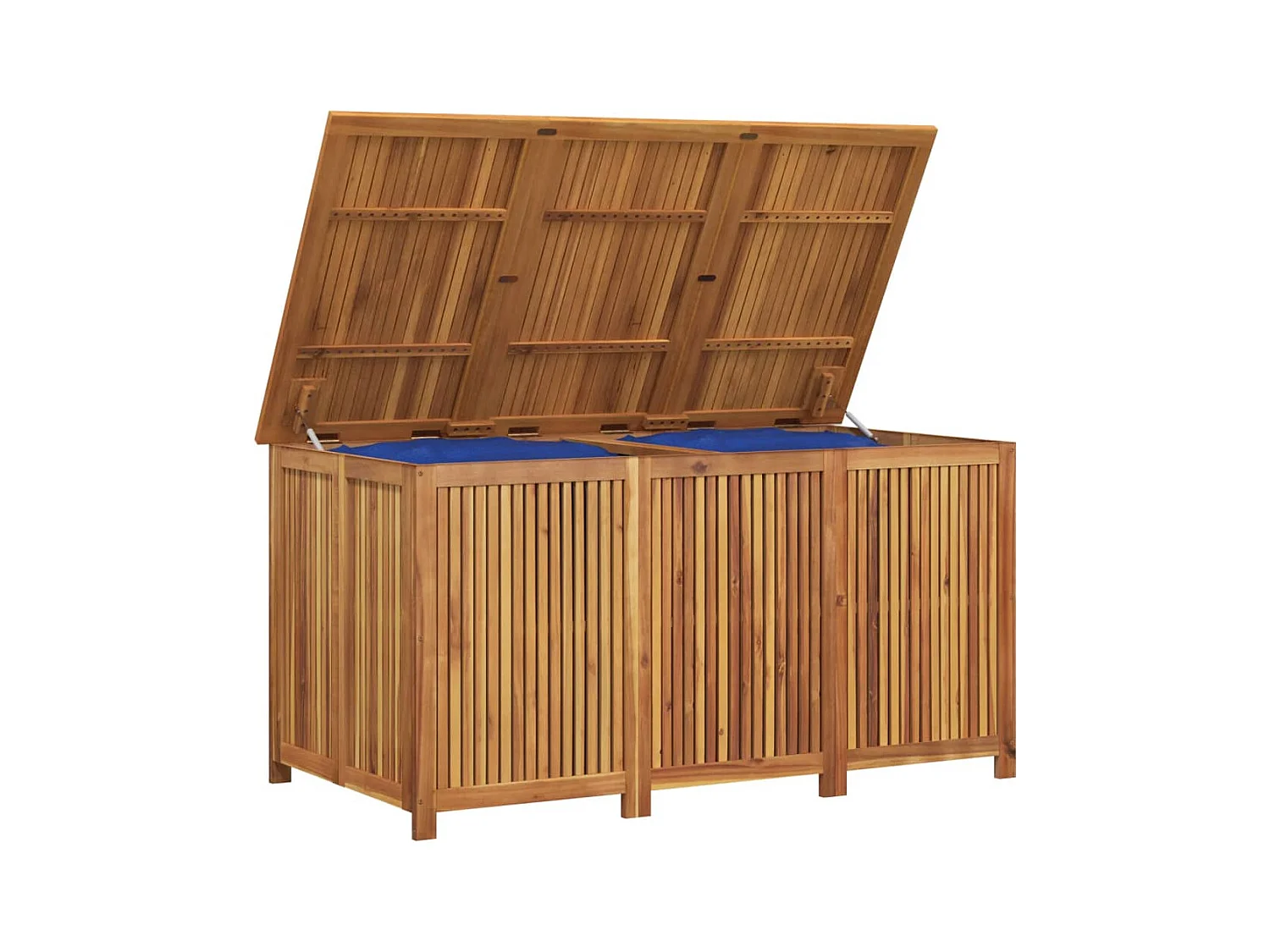 Tuinopbergbox 150x80x75 cm massief acaciahout