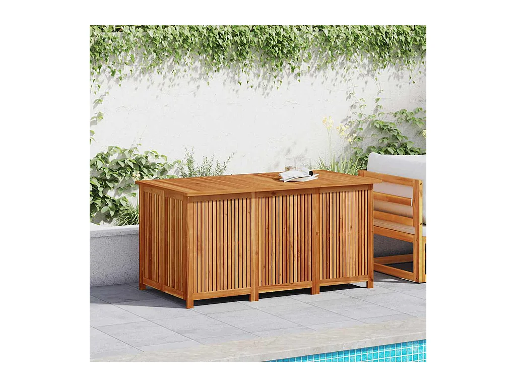 Tuinopbergbox 150x80x75 cm massief acaciahout