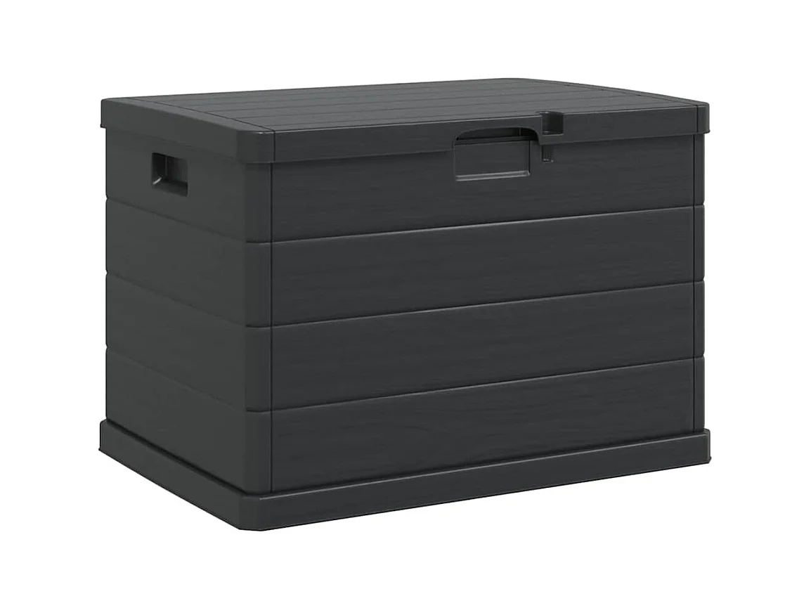 Boîte de jardin - Anthracite, 77,5 x 54,5 x 53 cm, Plastique, 170 L