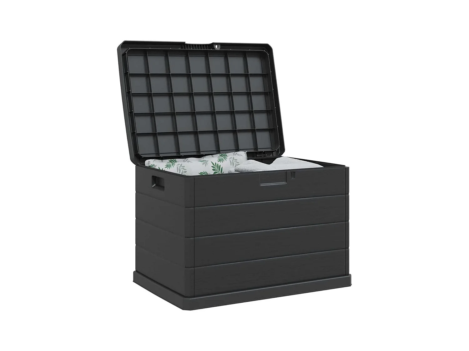 Boîte de jardin - Anthracite, 77,5 x 54,5 x 53 cm, Plastique, 170 L