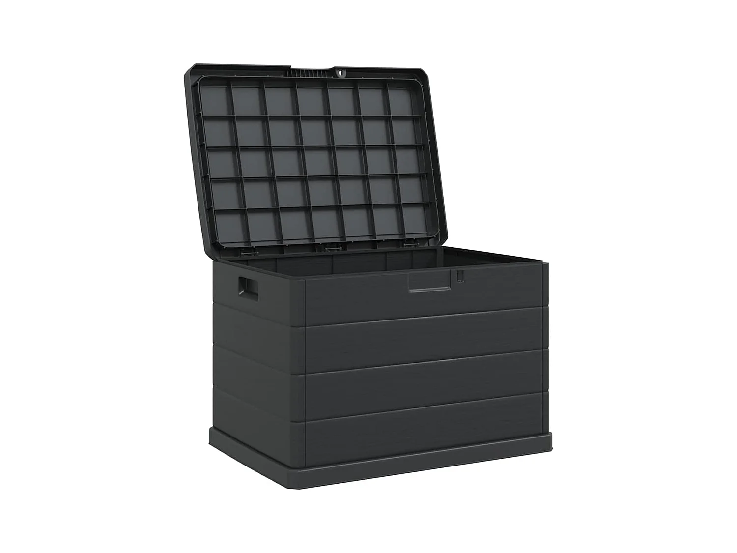 Boîte de jardin - Anthracite, 77,5 x 54,5 x 53 cm, Plastique, 170 L