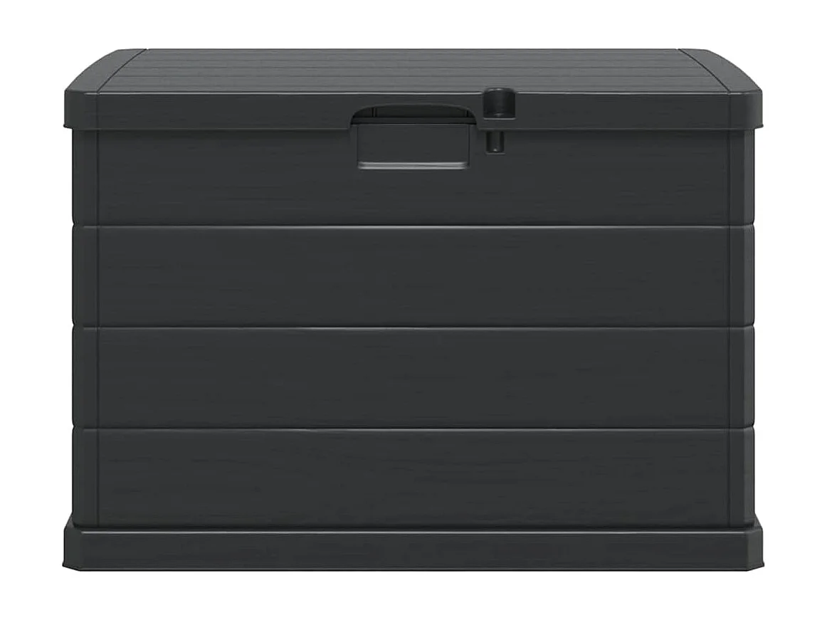 Boîte de jardin - Anthracite, 77,5 x 54,5 x 53 cm, Plastique, 170 L