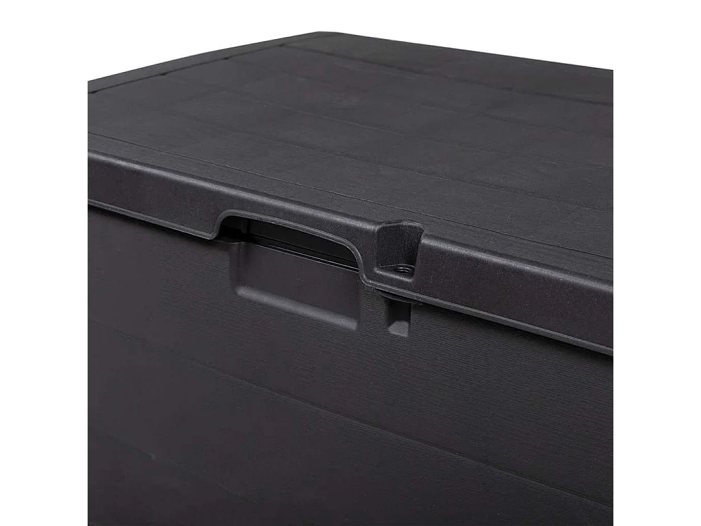 Boîte de jardin - Anthracite, 77,5 x 54,5 x 53 cm, Plastique, 170 L
