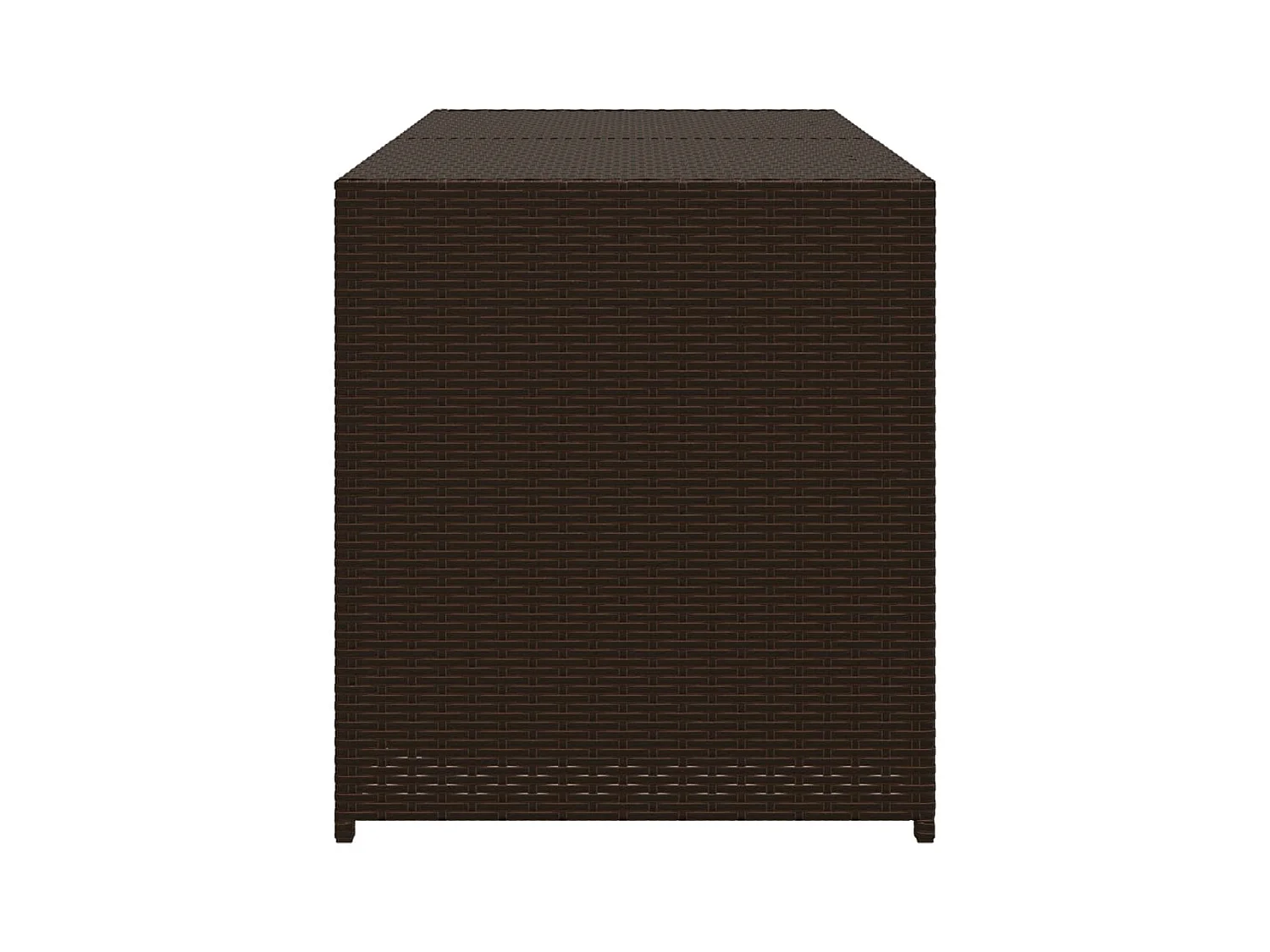 Bruine tuinopbergbox 283L geweven hars