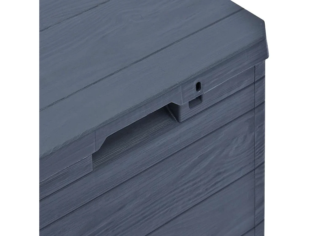 Caja de almacenamiento para jardín de 90 L en color antracita