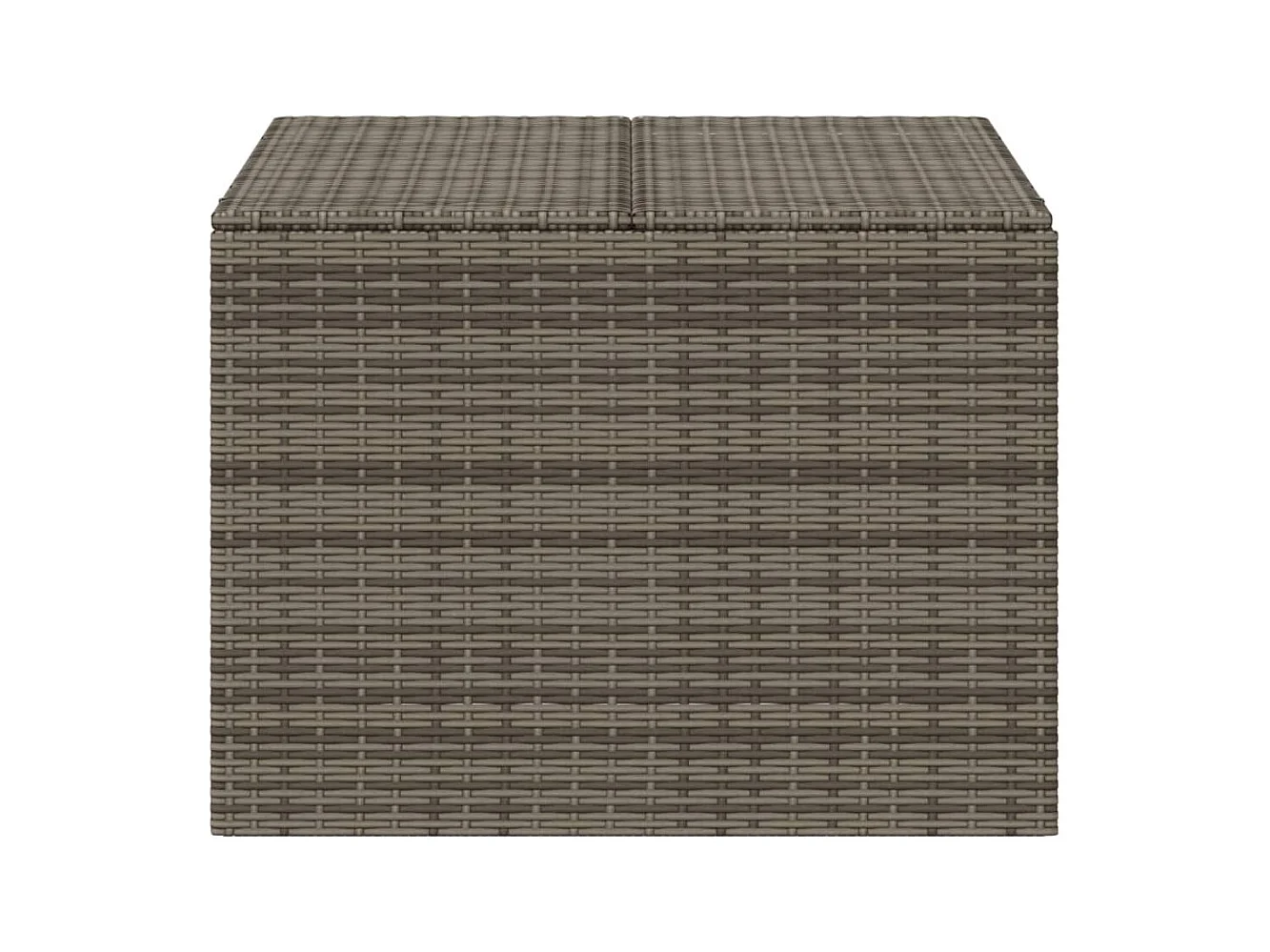 Grijze tuinopbergbox 291L geweven hars