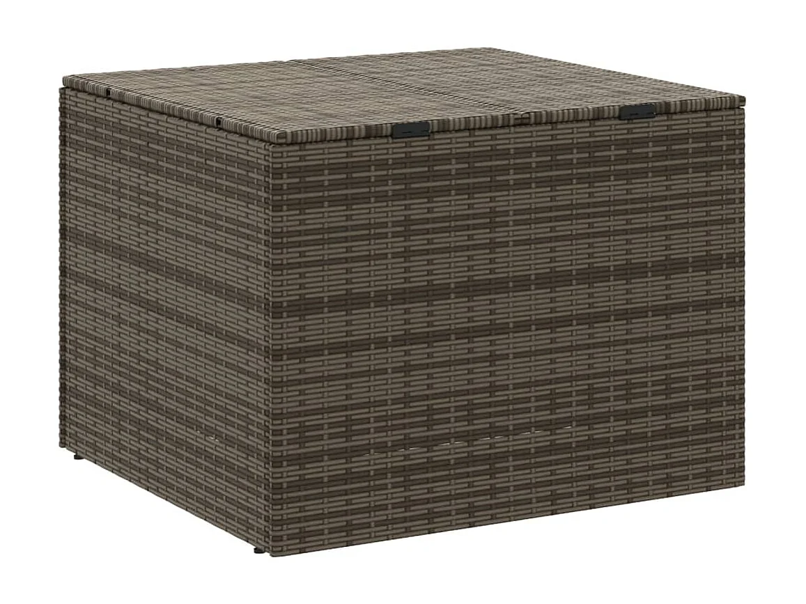 Grijze tuinopbergbox 291L geweven hars