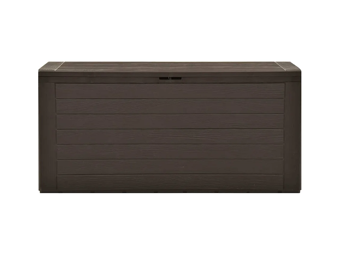 Tuinopbergbox Bruin 116x44x55 cm