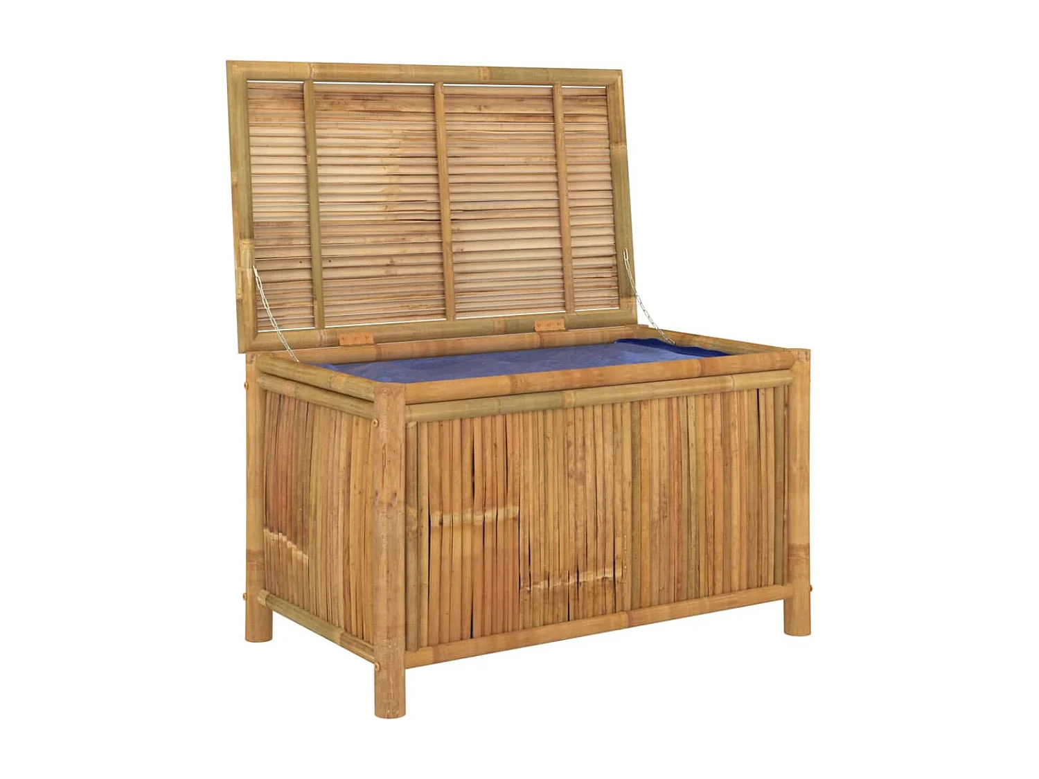 Caja de almacenamiento de jardín 90x52x55 cm Bambú