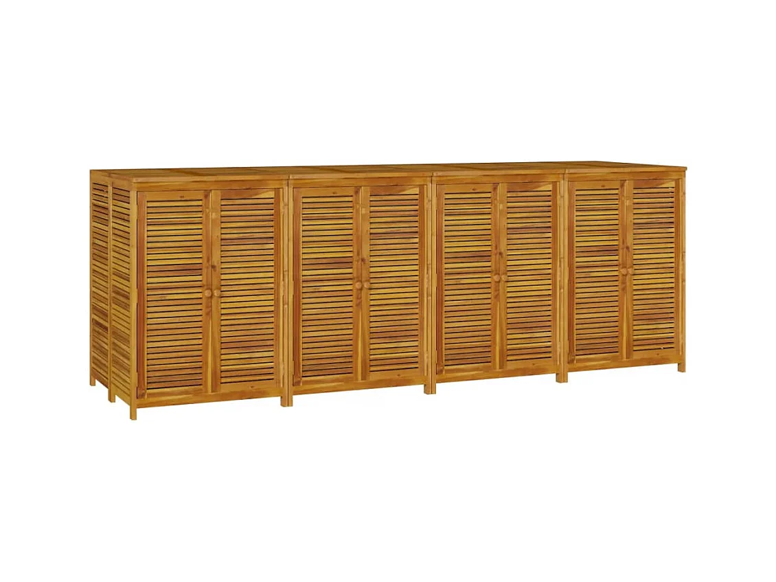 Tuinopbergbox 280x87x104 cm massief acaciahout
