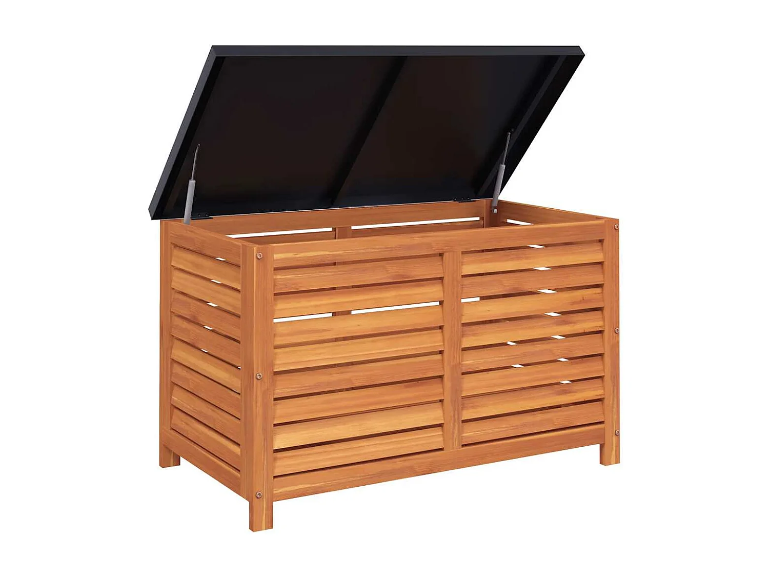 Boîte de rangement de jardin 90x48x55 cm bois d'eucalyptus