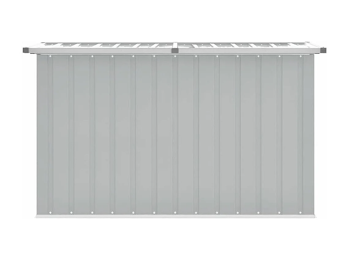 Caja de almacenamiento de jardín Gris 149x99x93 cm