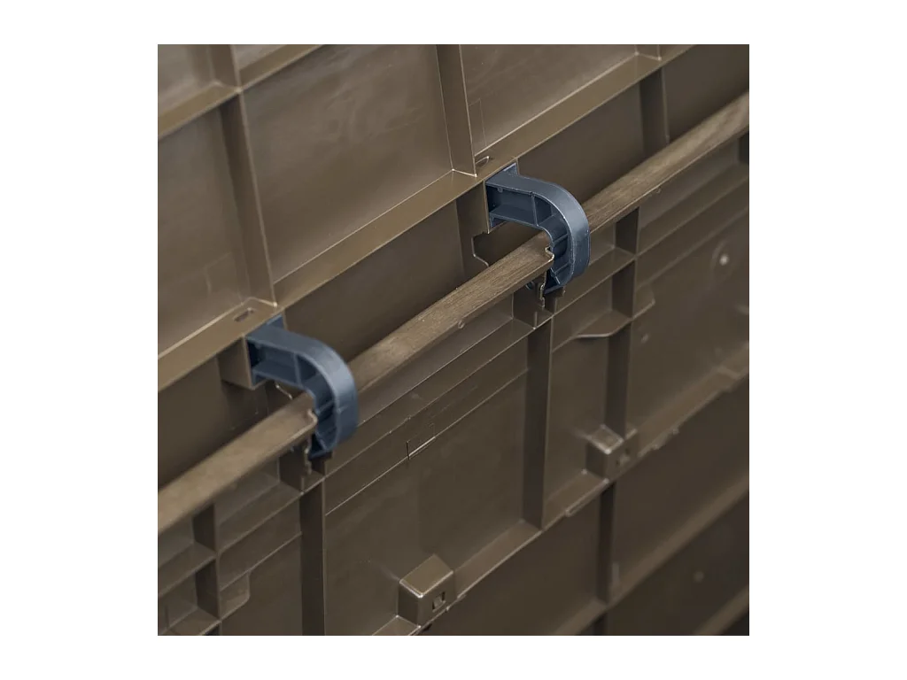 280L Bruine Tuinopslagbox