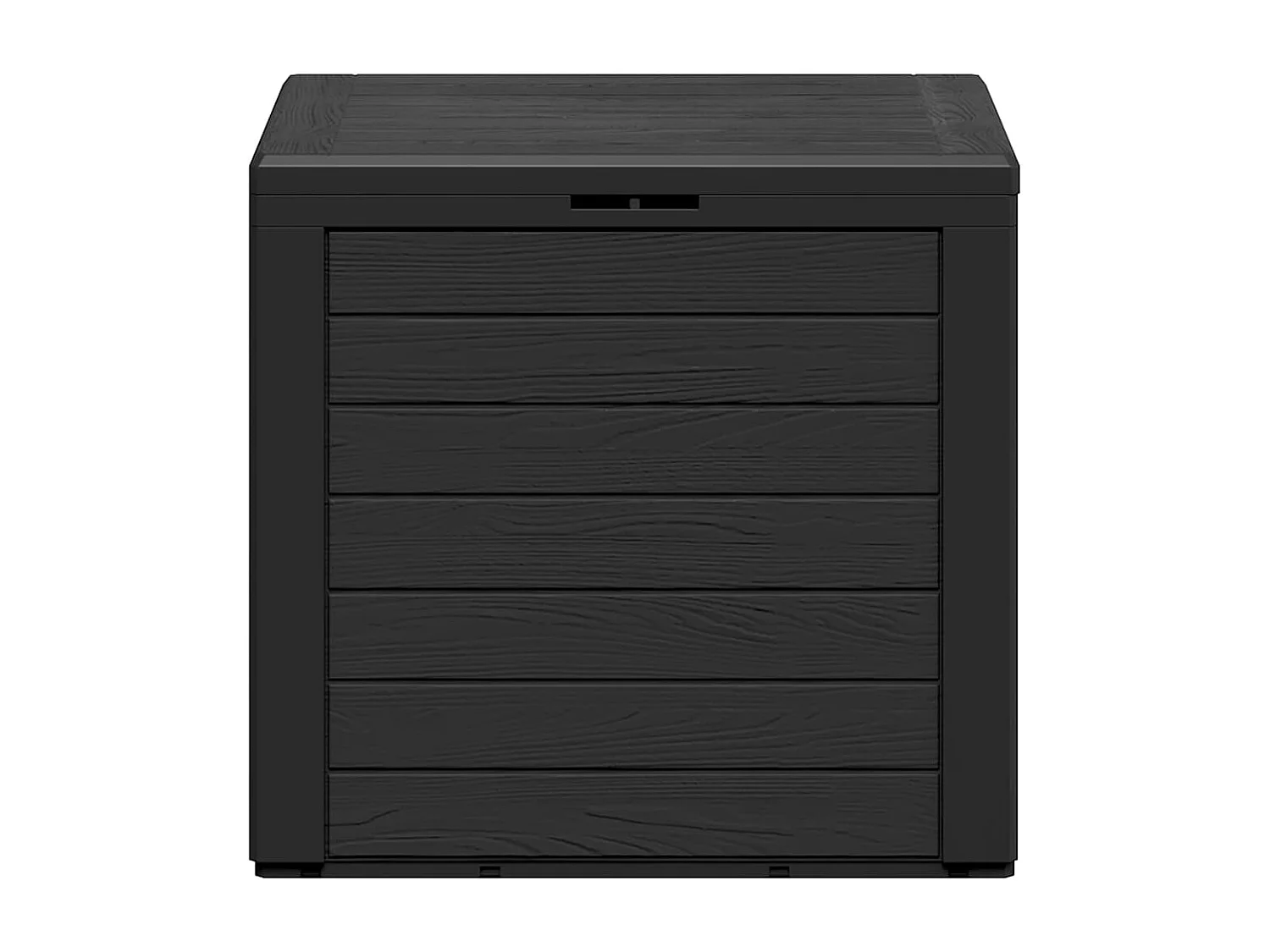 Baule da giardino Antracite 58,5x46x55 cm Polipropilene