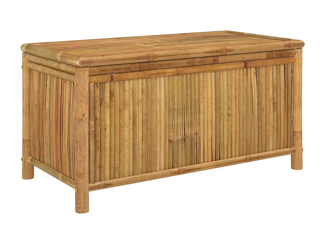 Caja de almacenamiento de jardín 110x52x55 cm Bambú
