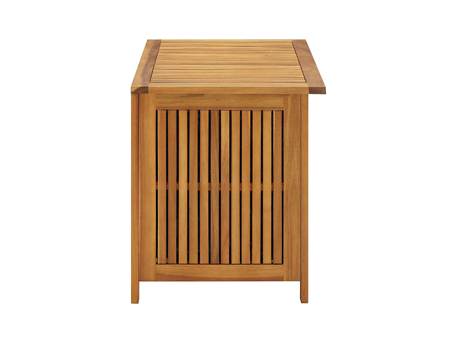 Caja de almacenamiento de jardín 90x50x58 cm madera maciza de acacia
