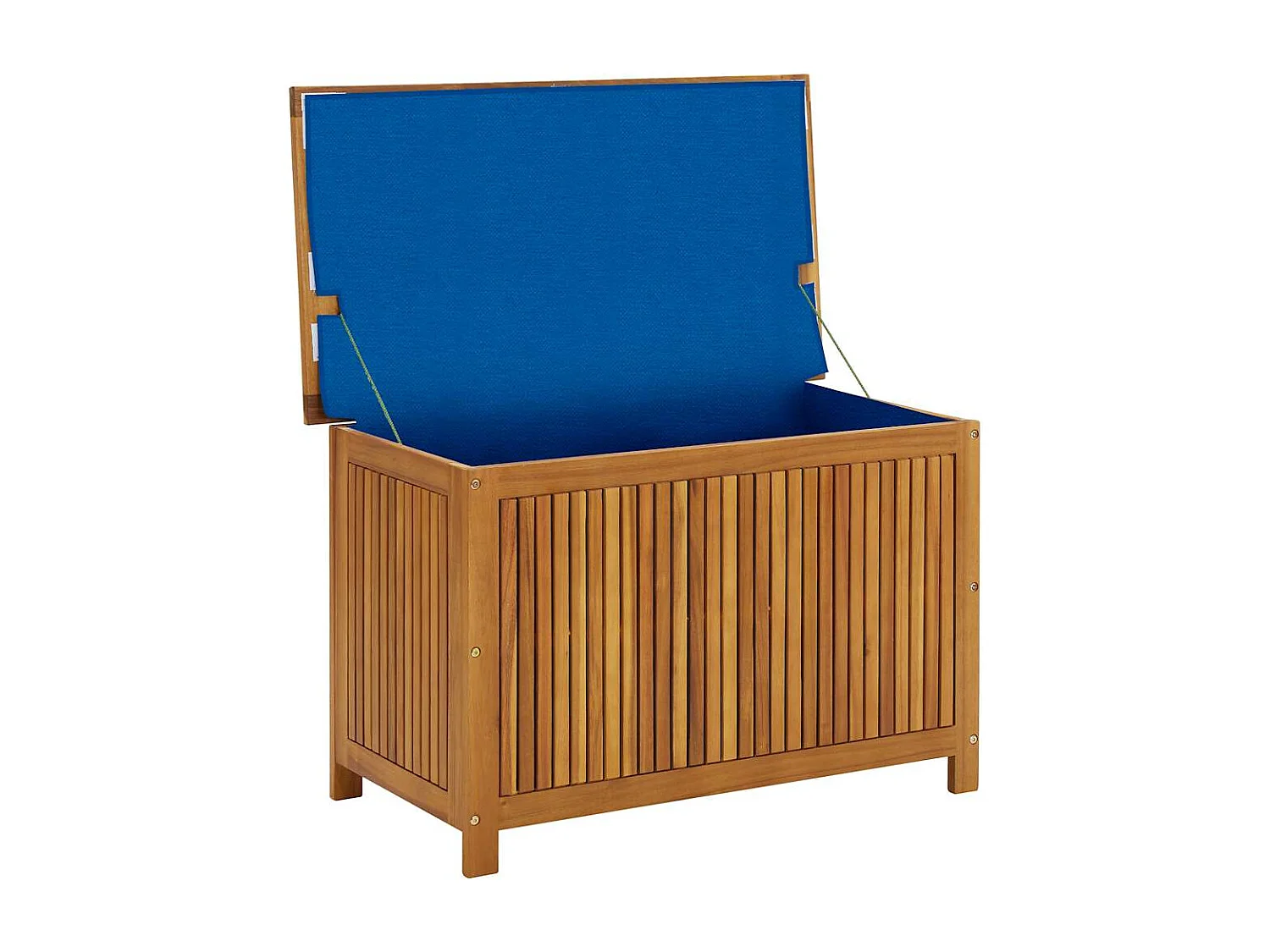 Caja de almacenamiento de jardín 90x50x58 cm madera maciza de acacia