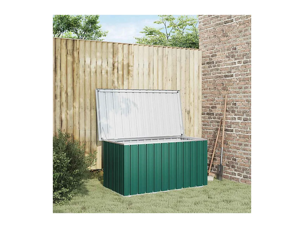 Tuinopbergbox Groen 129x67x65 cm