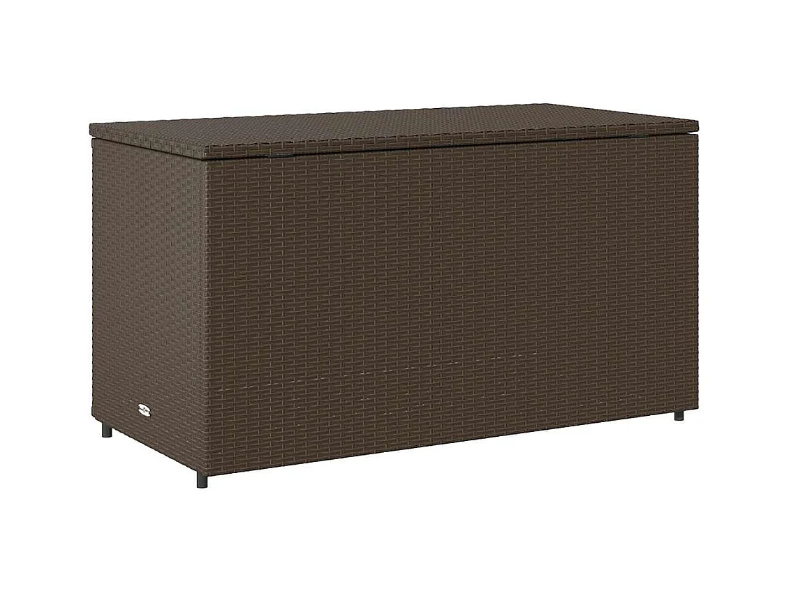 Bruine tuinkast 110x55x60,5cm geweven hars