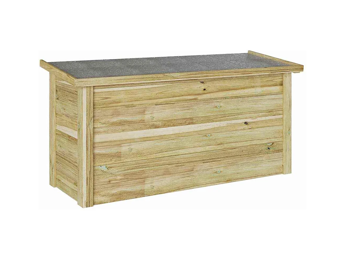 Boîte de rangement 44x119x57 cm Bois imprégné de pin