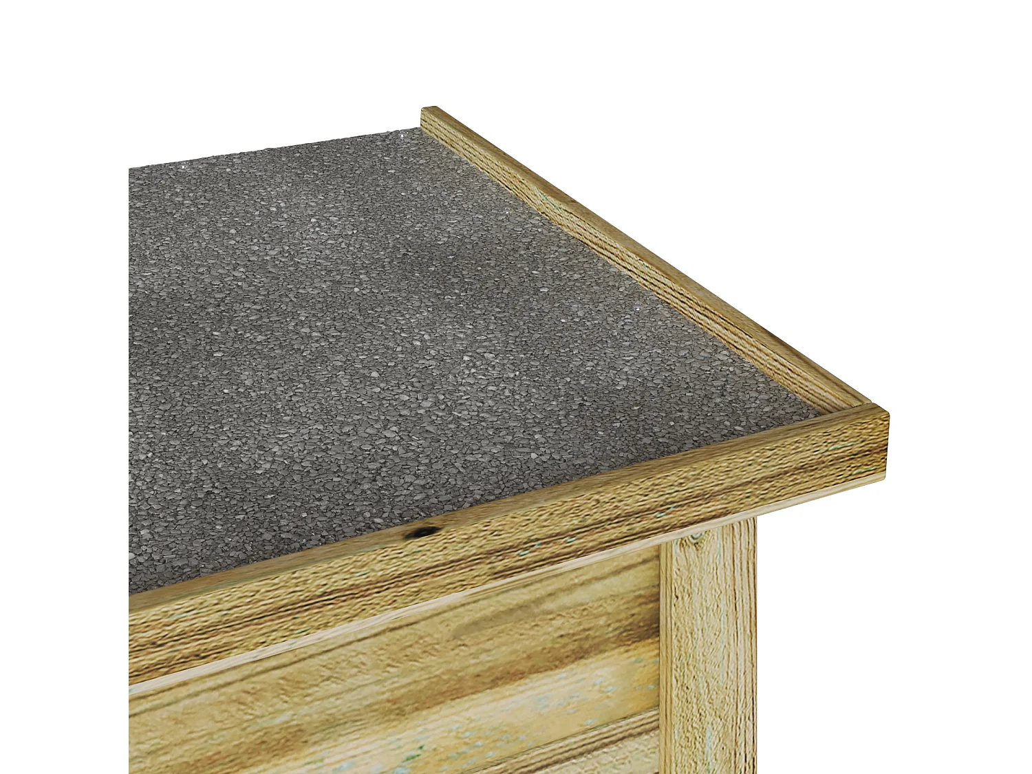 Boîte de rangement 44x119x57 cm Bois imprégné de pin