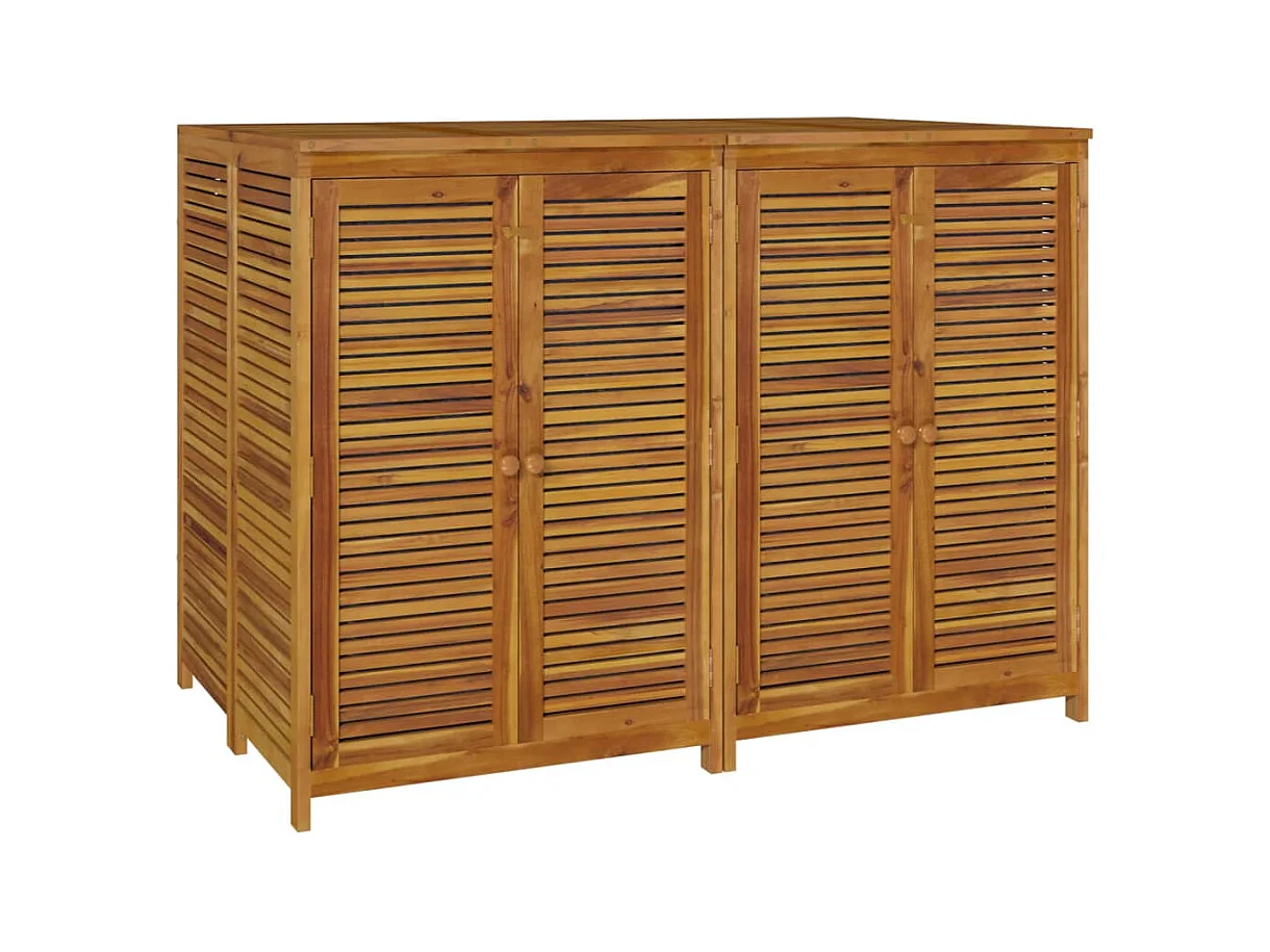 Tuinopbergbox 140x87x104 cm massief acaciahout