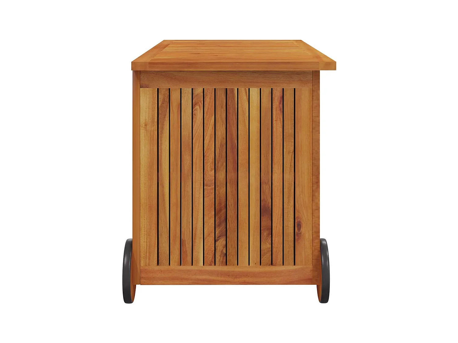 Tuinopbergbox met wielen 90x50x58 cm Acaciahout